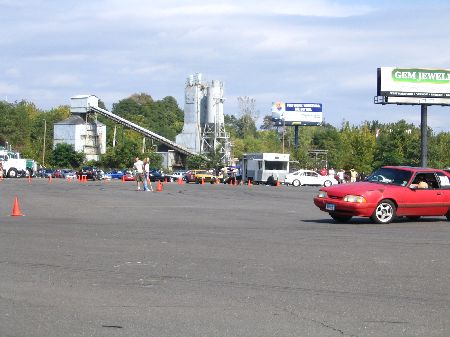 Autocrossing fox body