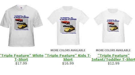Shirts offered on cafepress.com